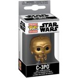 Funko Pop! Chaveiro: Star Wars - C3PO, 2 polegadas