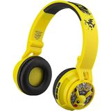 Pokémon Wireless Bluetooth Portable Kids Fones de ouvido com microfone, volume reduzido para proteger bateria recarregável auditiva, bandana ajustável