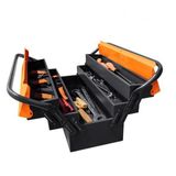 Caixa Ferramentas Sanfonada 5 Gavetas Aço 42cm Vermelho