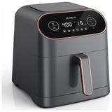 Fritadeira Eletrica Airfryer 9l De Capacidade Com Painel De Controle Digital E Antiaderente, 1750w, 110v, Ultrean Aft08501 Ul, Preto