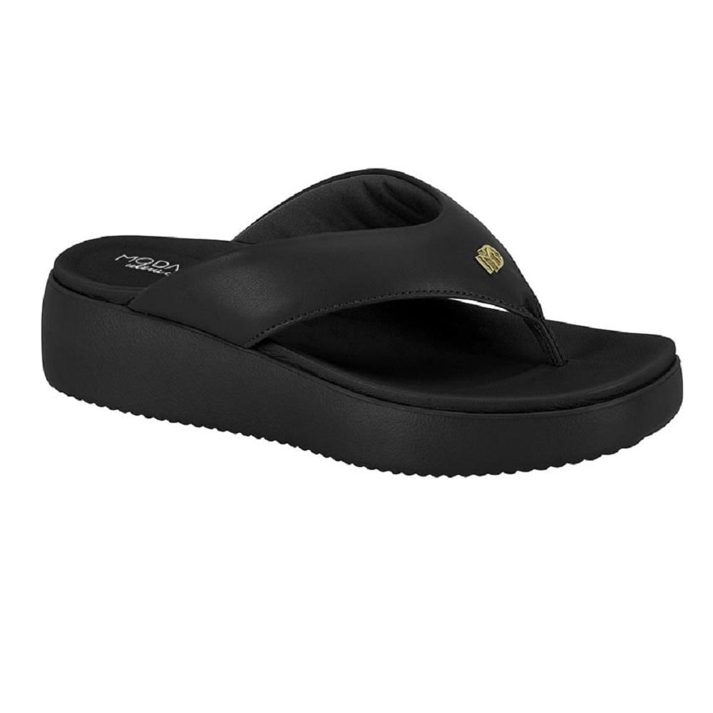 Tamanco Modare Napa Pele Strech Ref 7189.101.18462 Preto 034