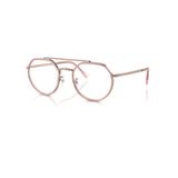 Óculos De Sol Ray-ban Aviador Metal Rose 53mmx47mm Rb1234