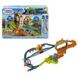 Mega Pista Patio De Manutenção Com Looping E Ponte Movel Thomas E Friends - Motorizada - Fisher Price - Mattel - Hhn25