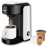 Cafeteira Eletrica Expresso Manual 300ml, 1000w, 110v, Chulux Qf Cm804, Prateado