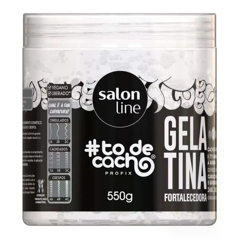 Gelatina Salon Line To De Cachos Fortalecedora 550g