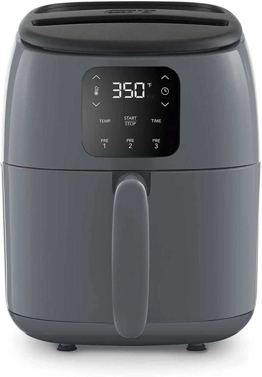 Dash Fritadeira Elétrica AirFryer Digital Capacidade 24L 1000W110V Cinza