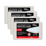 Kit 4 Travesseiros Da Nasa Viscoelástico Master Confort