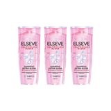 Shampoo Elseve 200ml Glycolic Gloss - Kit C/3un