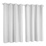 Cortina Blackout Em Pvc 2,80m X 1,50 M - Branco