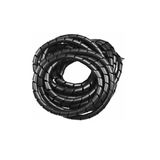 Organizador De Fios Cabos Espiral 1 Polegada Preto 35 Mts