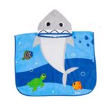 Toalha De Banho Piscina Praia Poncho Infantil Animais Buba