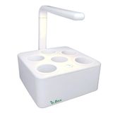 Vaso Horta Autoirrigavel Inteligente Com Led Branco Brota