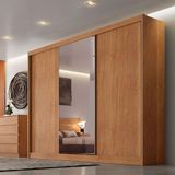 Guarda-roupa Diamond Plus Com 3 Portas E 6 Gavetas Cumaru