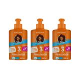 Creme Para Pentear Soft Hair 280ml Cachos T3 - Kit Com 3un