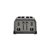 Torradeira Elétrica Cuisinart CPT-180BKS, Metal Classic, 4 Fatias, Inox Preto 110V