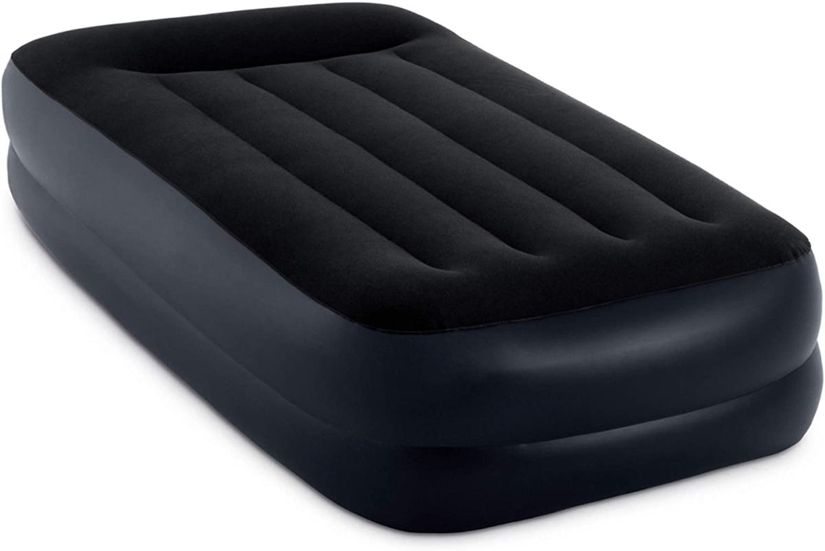 Cama Colchão Inflável Cama Intex DuraBeam Standard Series Travesseiro e Bomba Elétrica Interna