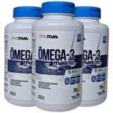 Ômega 3 Óleo De Peixe 90 Cápsulas De 1000mg Kit Com 3
