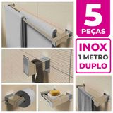 Kit Acessórios Banheiro/lavabo [5 Peças] Aço Inox 304 [q5h]