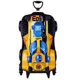 Mochila De Rodinhas 3d Infantil Hot Wheels Dune Dourada As