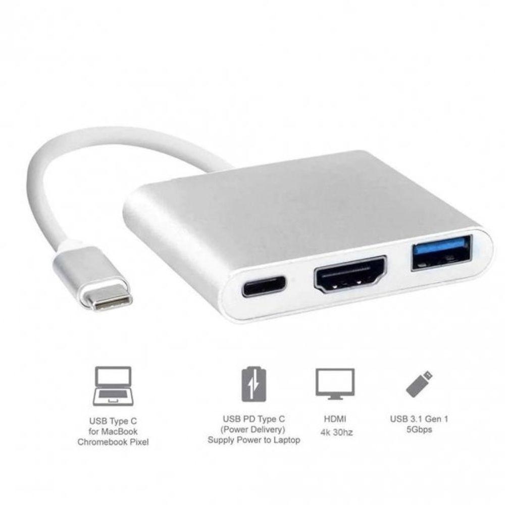 Adaptador Usb Type-c Para Hdmi Ref:hc-03