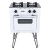 Fogão Portátil Venax Mini Cook 2 Bocas a Gás Branco