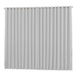 Cortina Sala Quarto Tecido Blackout Branco Gelo 2,00x1,30