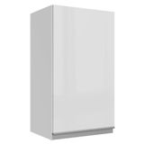 Armário Aéreo 100% Mdf 35 Cm 1 Porta Branco Brilho Acordes Madesa Branco