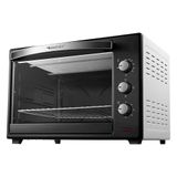 Forno Elétrico De Bancada Best 60 Litros | 4 Resistências, Branco/preto