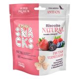 Snacks Biscoito Natural Quatree Super Premium Anti-ox Adultos Frutas Vermelhas 150g