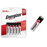 Pilha Alcalina Aaa Max Energizer Bateria 3a Palito 8 Unidades