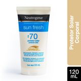 Protetor Solar Corporal Neutrogena Sun Fresh FPS70 120ml