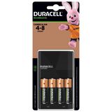 Carregador Bivolt E 4 Pilha Recarregavel Aa Duracell  2a Pequena 2500mah Kit 1 Unidade