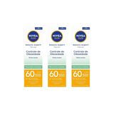 Protetor Solar Nivea Facial 50g Beauty F60 Facial Oleosa-3un