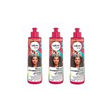 Ativador De Cachos Salon Line 300ml Sos +poderosos-kit C/3un