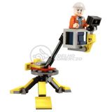 Brinquedo Blocos De Montar Time De Construção Robô Transformer Compatível Com Lego Cor:guindaste Pinça Multiangular