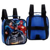 Lancheira Batman Superman Bolsa Térmica Escolar Infantil Dc