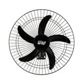 Ventilador De Parede 5 Pás 55cm Bivolt 135w Wap Rajada Pro 60 Preto Preto