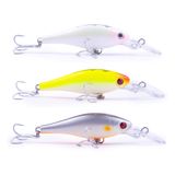 Kit 3 Iscas Artificiais Pesca Meia Água Lucky Nelson Nakamura Mago 60 6cm 7g