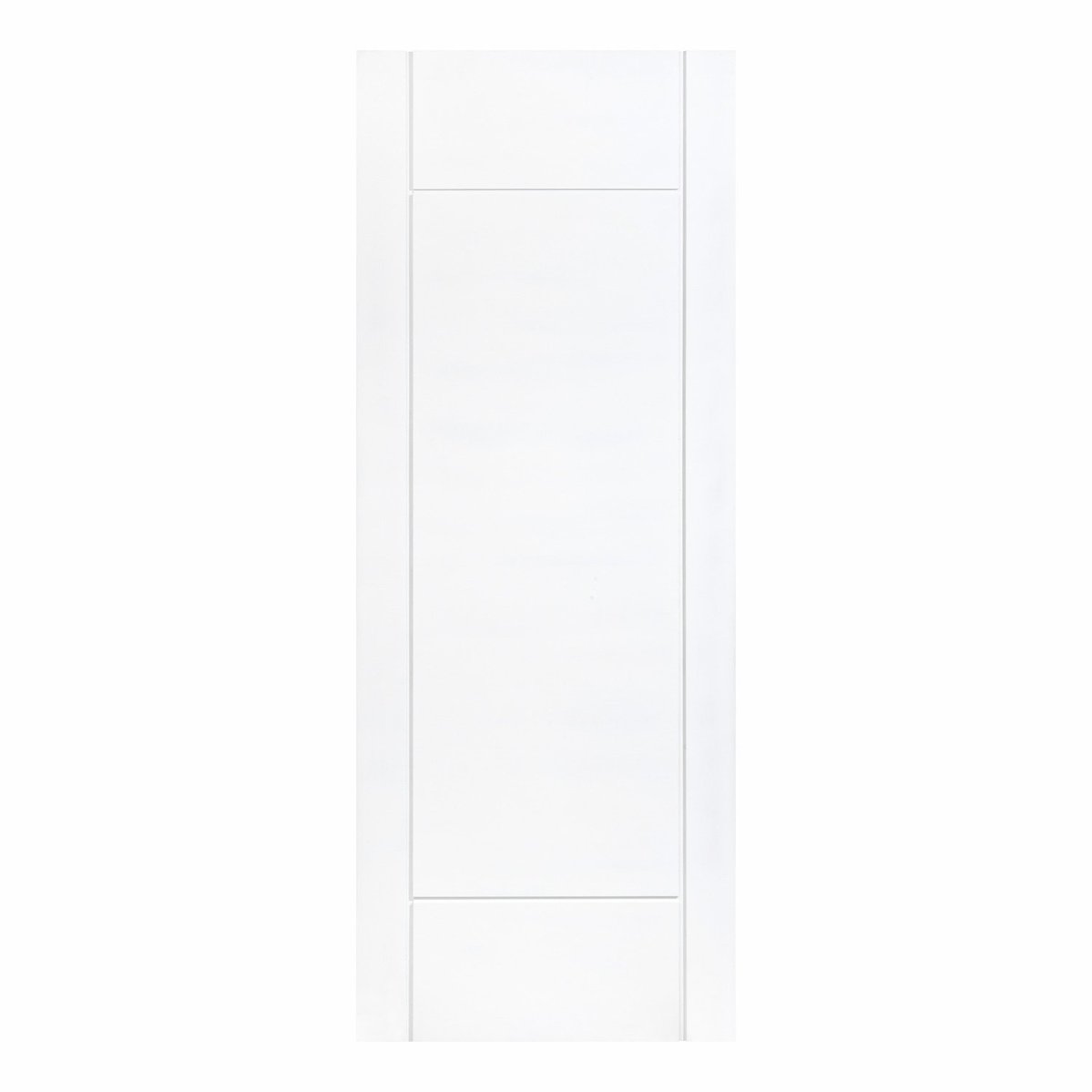 Folha De Porta Maciça 210x72cm Eucalipto Pm95 Clean Cruzeiro Portas Fundo Primer Branco