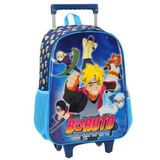 Mochila Escolar Boruto Rodinhas Tam G Infantil Reforçada