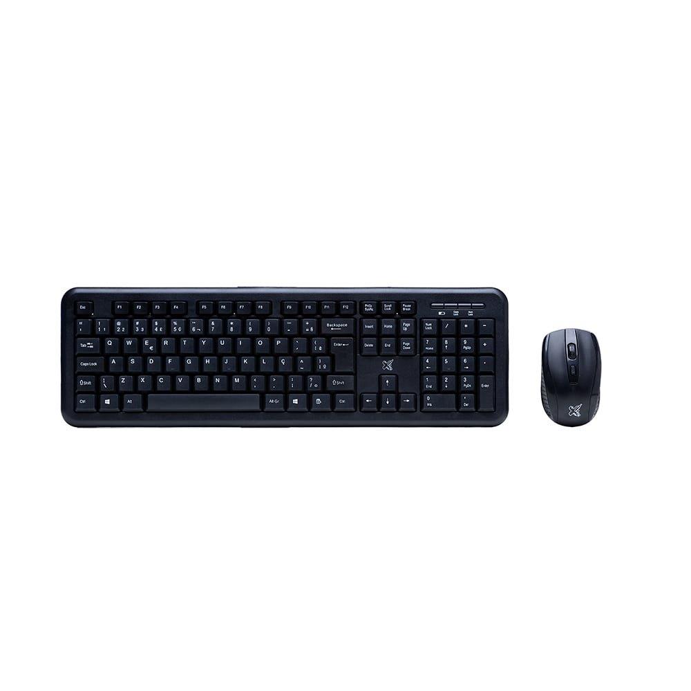 Mouse E Teclado Maxprint Exagon | Sem Fio, Usb 2.4g, Preto