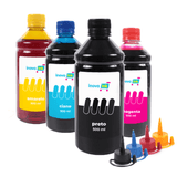 Kit 4 Tintas Para Impressora Brother Dcp-t420w 500ml Inova Ink