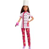 Barbie Profissões Boneca Cheff Confeiteira Dvf50 - Mattel