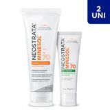 Kit Protetor Solar Neostrata Minesol Oil Control FPS 70 40g + Protetor Solar Neostrata Minesol Corpo e Rosto Fluido Hidratante FPS70 200ml