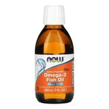 Ômega-3 Fish Oil Now Foods 200ml Sabor Limão Importado