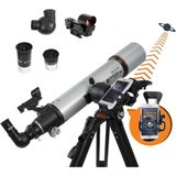 Telescópio Astronômico 26x66 Aplicativo Starsense Compatível Com Iphone E Android, Celestron Starsense Explorer Dx 102az, Cinza