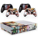 Skin Adesivo Protetor para X Box One S e Controles Grand Theft Auto GTA b1