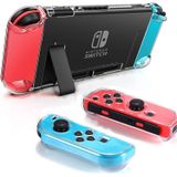 Dockable Clear Case Para Nintendo Switch, Fanpl Protective Case Cover Para Nintendo Switch E Joy Con Controller- Crystal Clear