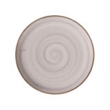 Prato Sobremesa Classhome Ceramica Caoba - Cinza