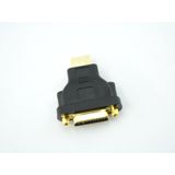 ADAPTADOR  HDMI MACHO  X  DVI FÊMEA  ( 24+5 )   PONTAS  DE OURO